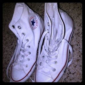 White high top converse